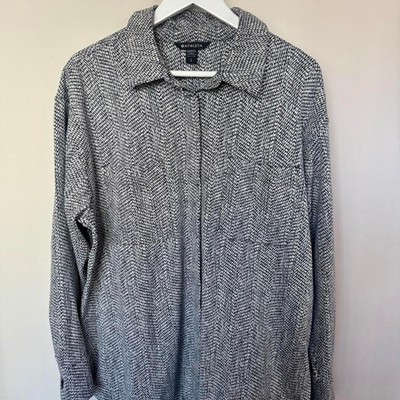 Athleta Snake Skin Button down