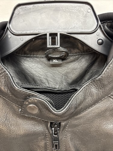 Millwaukee Men's Armored Race Style Leather Jacket (shell Only) Black - Foto 4 di 14