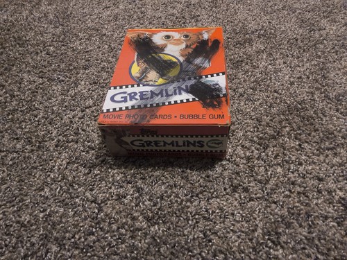 Vintage 1984 Topps Gremlins Movie Trading Cards Wax Box 36 Sealed Packs