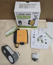 RAINPOINT WiFi Water Timer Smart Sprinkler w WiFi Hub Brass Inlet 1 Zone