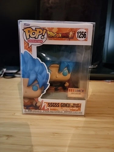 Funko Pop! Anime Dragon Ball S SSGSS Goku Kaio-Ken Times 20 Glow BoxLunch #1256
