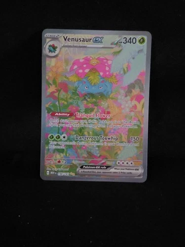 Venusaur ex 198/165 Sv: Scarlet & Violet 151 Holo SIR Near Mint