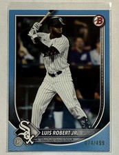 LUIS ROBERT JR 2025 Bowman Sky Blue Paper SP /499 CHICAGO WHITE SOX #88