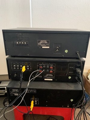 Pioneer SA-7600II Amplifier TX-7800II Tuner CT-405 Cassette Deck