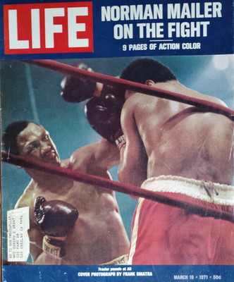 Vintage Retro 13/19/71 Life Cover Photo Frazier Pounds Ali Frank Sinatra Photo