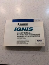 Suzuki Ignis Owners Manual Handbook