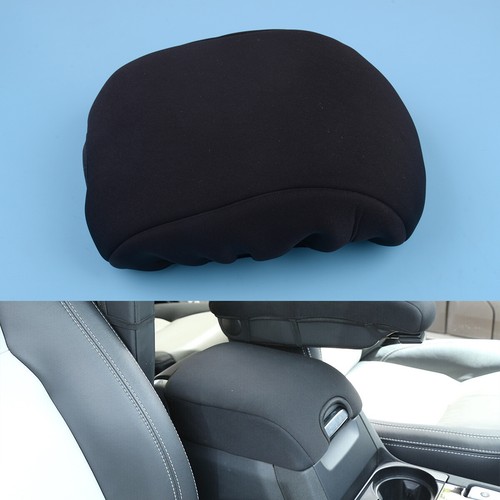 Cloth Center Console Lid Armrest Cover Black Fit For Land Rover Discovery 3 xh - Zdjęcie 1 z 5