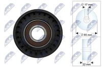 Nty Spannrolle Keilrippenriemen RNK-ME-086 FüR Mercedes Cla C117 Klasse W176 Gla