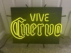 Vive Cuervo Vintage Neon Sign 2006 Tequila Beer Collectible Promo Works Tested