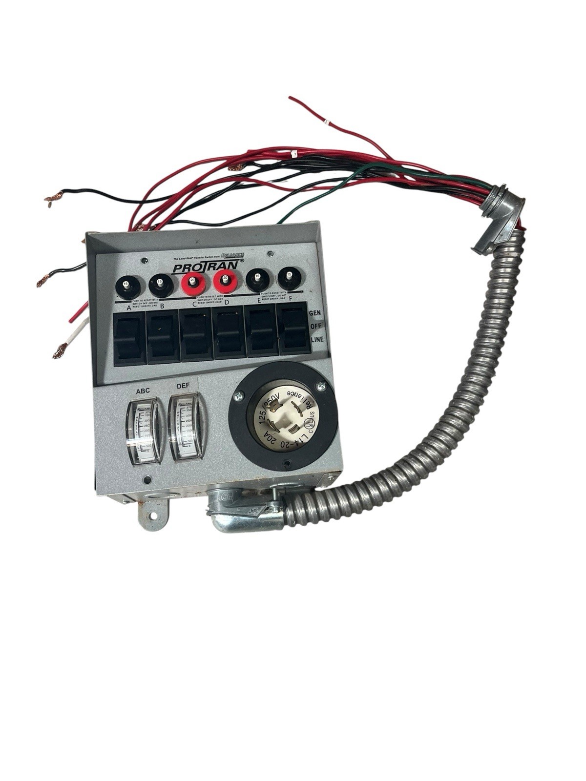 Reliance Controls ProTran Model 31406C Generator Transfer Switch