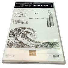 Stampin' Up Waves of Inspiration CLING STAMPS and DIES Set 158833 NEW