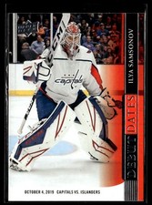 2020-21 Upper Deck Debut Dates Ilya Samsonov Washington Capitals #DD-16