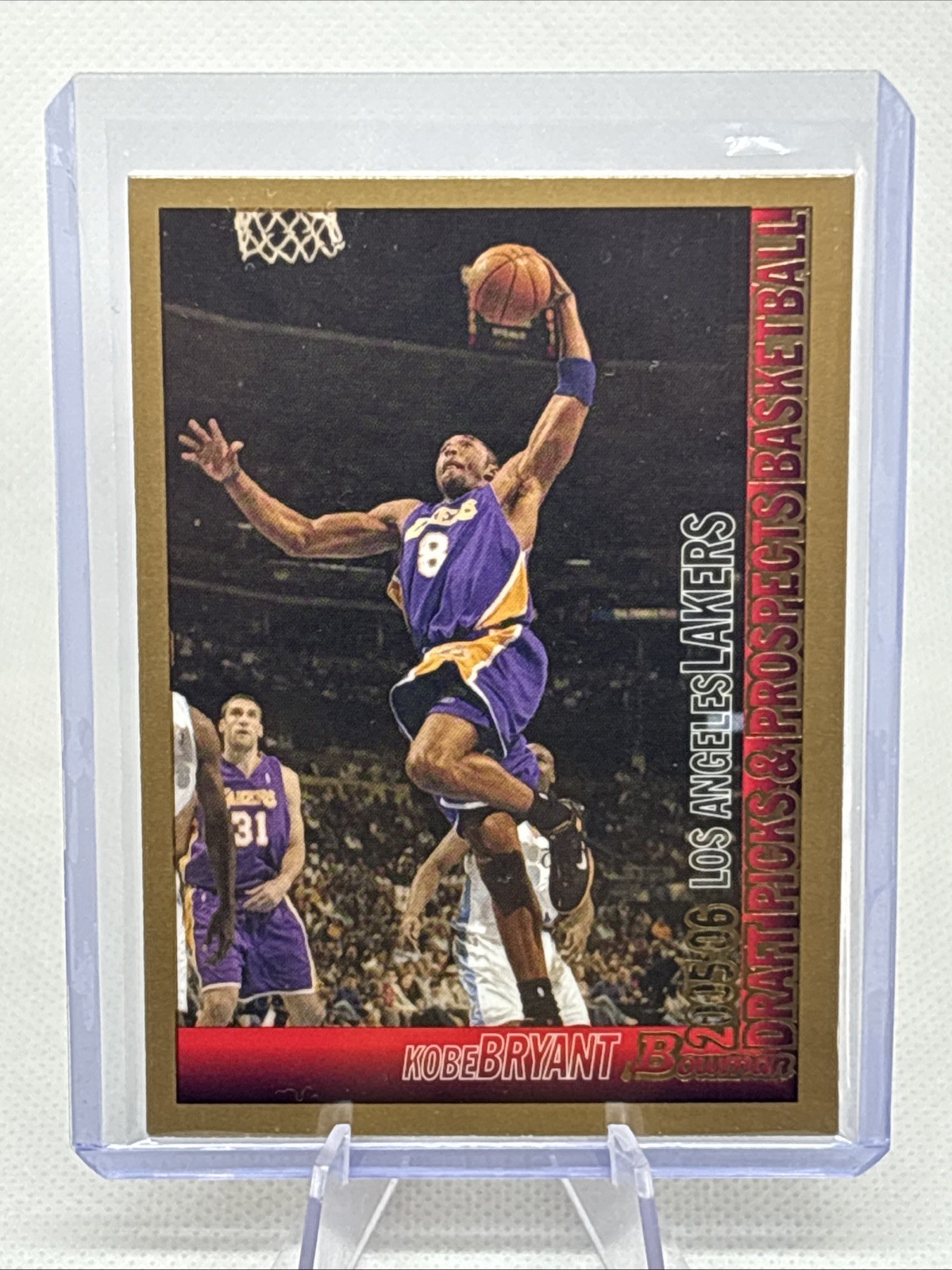 2005-06 Bowman Draft Picks & Prospects - Kobe Bryant #69 Gold Lakers HOF NM