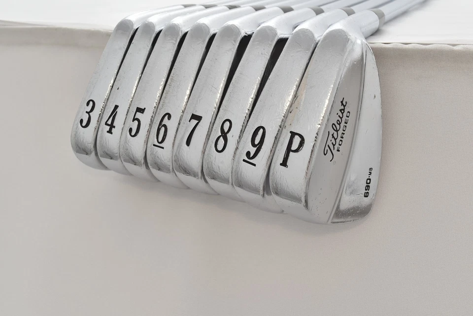 8PCS Titleist 690.MB Iron Set 3-4-5-6-7-8-9-P PW DG S200 S Stiff RH Golf Clubs - Image 3 of 4