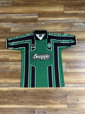 VTG Walon Peru #17 Rare Snapple Beverages Logo Futbol Soccer Jersey Kelly Green