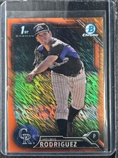 Rodriguez, Helmis - 2016 Bowman Chrome Prospect - Orange Shimmer