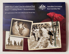 AUSTRALIAN: 2005 PEACE / COMING HOME / REMEMBRANCE UNC MINT SET #M3213