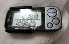 Ozeri 4X3 Sport Digital Pedometer Fitness Activity Tracker Gray