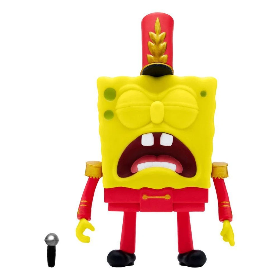 SpongeBob Squarepants Band Geeks Schwammkopf 3 3/4 Inch ReAction Figur Super7 - Bild 2 von 3