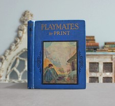 Rare Antique Old Book Playmates Fairy Tales 1926 Mermaid Nymph Elves Scarce ⭐