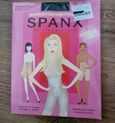 NEU SPANX SUPER HIGHER POWER HIGH-WAIST PANTY BLACK Gr.A