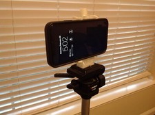 Phone tripod mount  FITS ALL STANDARD PHONE SIZES   READ DESCRIPTION  