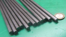 12L14 Steel Unpolished Rod Round Bar, 5/16" Dia x 1 Foot Length, 12 Units