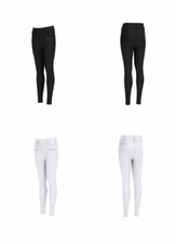 Turnierreithose/-leggins Lilith Pikeur FS24 Jugend weiß, schwarz 152-164