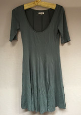 Anthropologie Silence + Noise Womens A-Line Dress XS Scoop Neck Green Casual