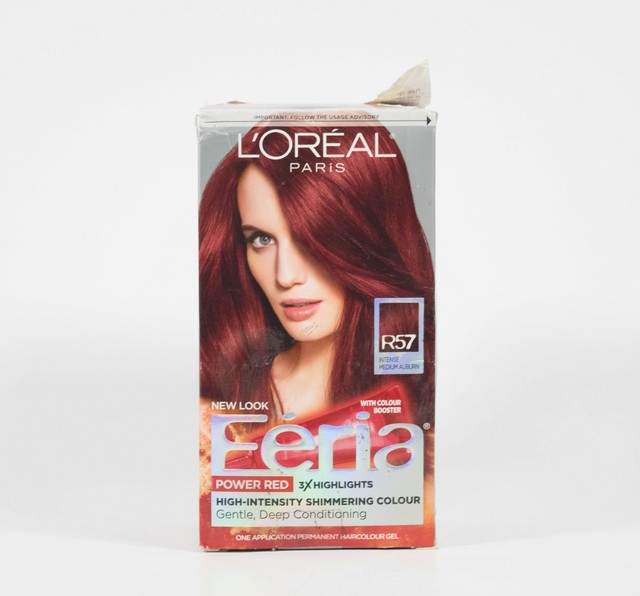 loreal hicolor red hot on black hair