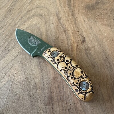 Cryptkeeper scales compatible with ESEE Candiru knife (w/Hardware)