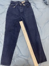 Vintage Sasson Dark Blue Mom Hi Rise Womens Denim Jeans 11/12  J46 