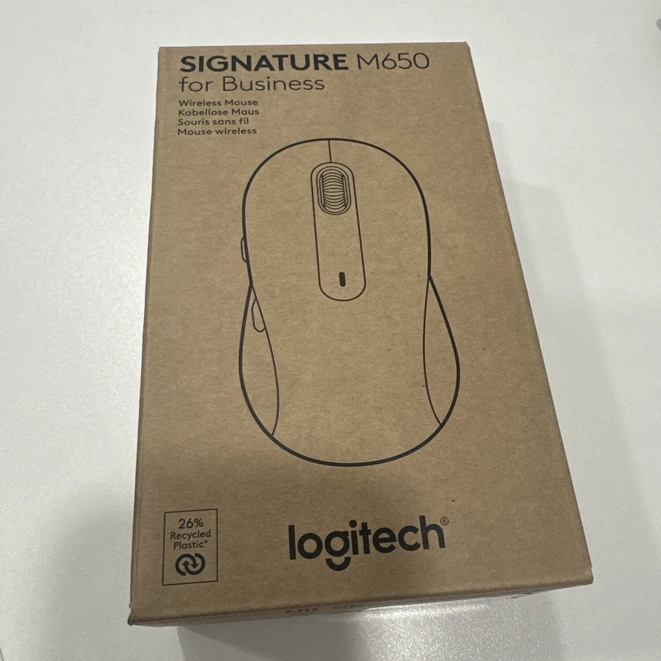 Logitech Signature M650 for business Bluetooth and Wireless Mouse - Graphite - Image 2 of 3