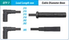<!--F#f_0-->Icon Ignition Lead Set ILS-225M suits Holden Vc-vk Blue / Black Motor<!--F/-->