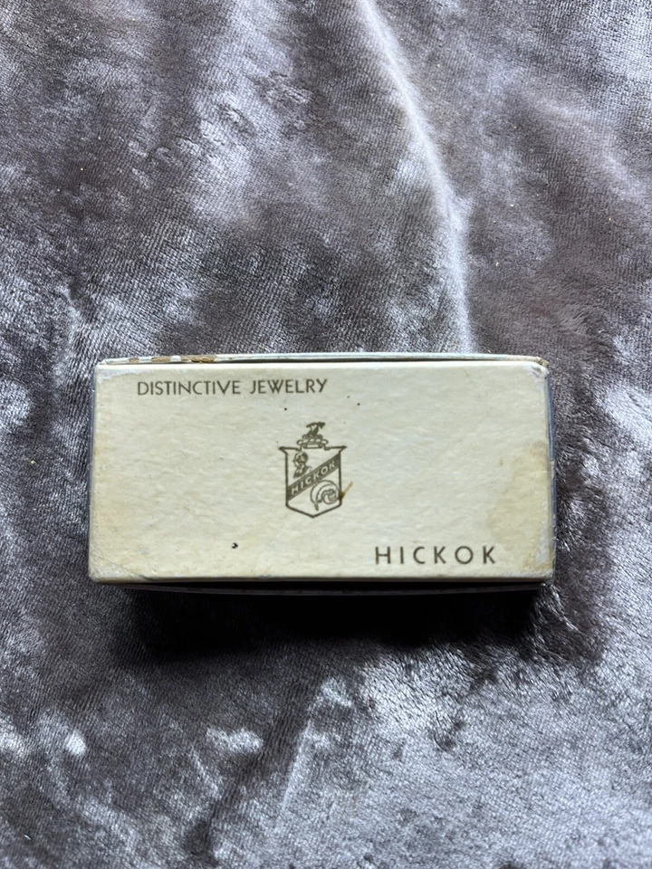 Vintage Hickok Tie Bar in The Original Box SILVER NEW IN BOX SEE ALL - Image 3 of 4