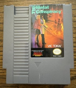 Vintage Nintendo NES The Mafat Conspiracy Game Vic Tokai