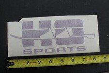 H2O Sports Water Surfboards Wakeboard OG Purple Sticker D1 Surfing Window DECAL