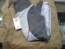 Women's Active Life Stone Grey / Clear Sky/ White Leggings Active Pants MSRP- $8