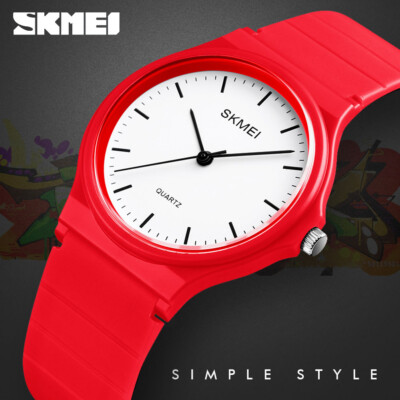 SKMEI MARKE LUXUS DAMEN UHR FEMALE FASHION MINIMALIST QUARTZ CLOCK 1419 1FE7