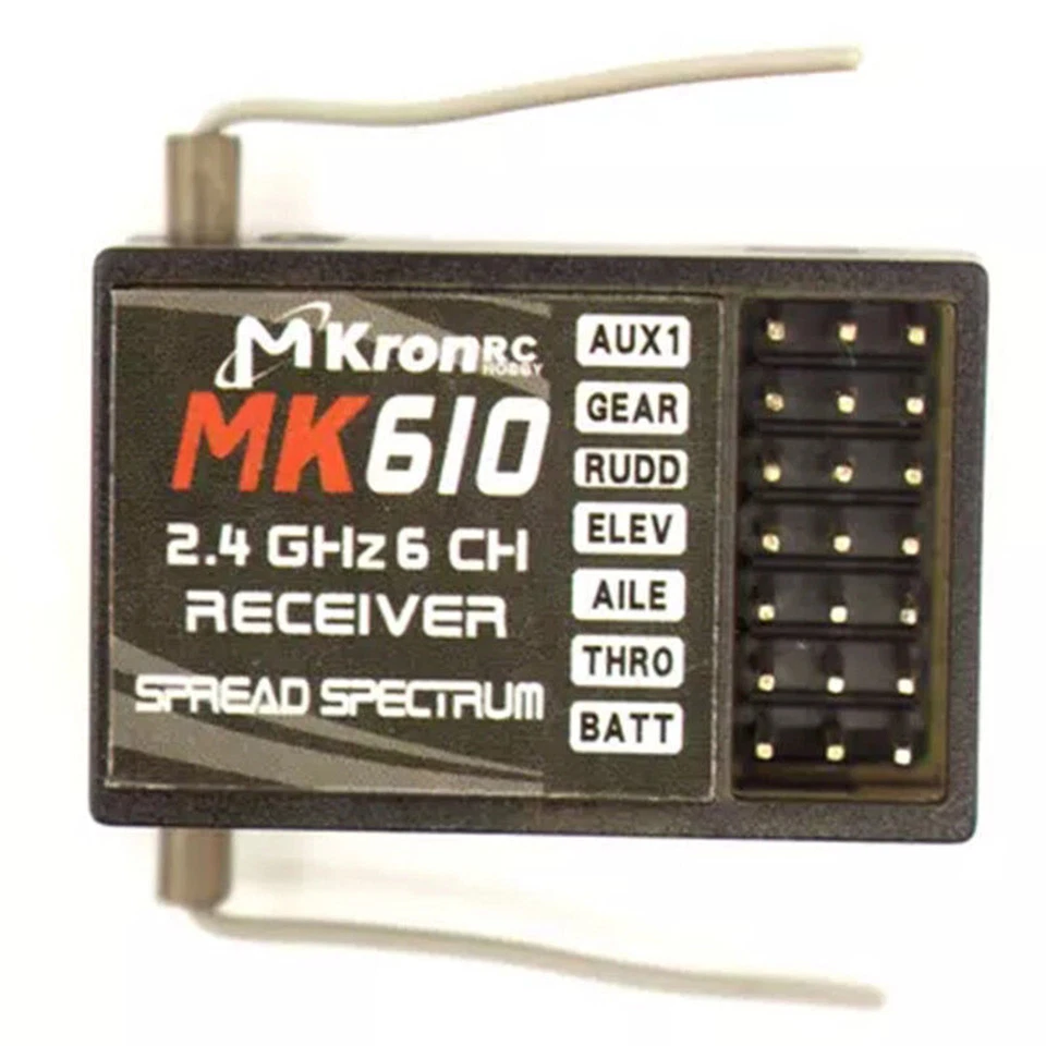 MK610 2.4GHz DSM2 Spread Receiver For AR6100 Spektrum Dx5e Dx6i Dx7 Transmitter - Image 4 of 4