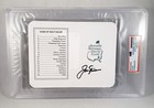 Jack Nicklaus Signed Masters ScoreCard 5 PSA/DNA 19 COA