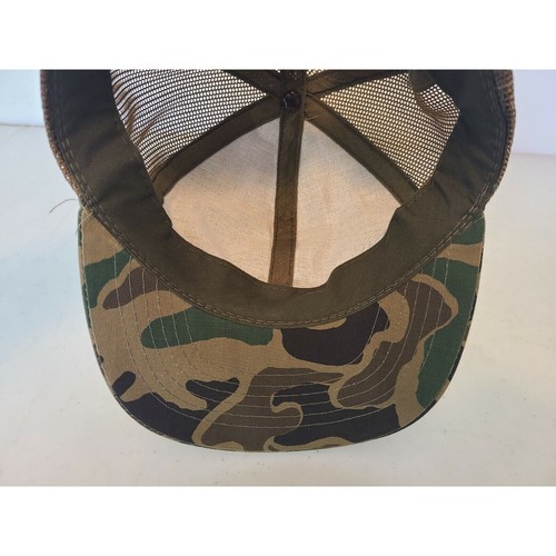 Vintage Marine Corp Camouflage Camo Mesh Snapback Trucker Hat Cap USA Marines - Picture 11 of 12