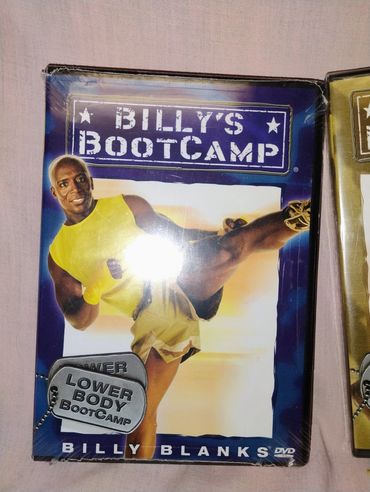 2 New Billys Boot camp ALL Region DVDs Lower Body and AB Billy Blanks Workout  - Image 2 of 4
