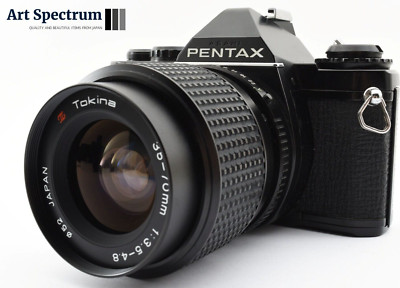 [Exc+8] Asahi Pentax MV1 Black + Tokina 35-70mm f3.5-4.8 Zoom Lens SLR