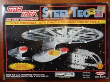 STAR TREK U.S.S. ENTERPRISE The Next Generation Steel Tec vintage New in box