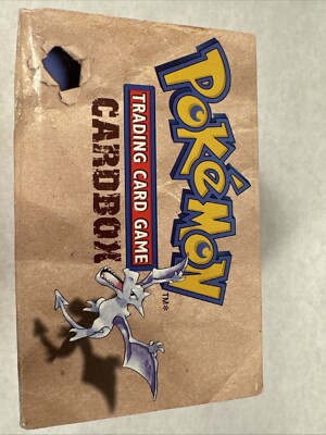12x Pokemon Fossil Cardbox Card Storage Boxes. Wizards of The