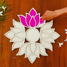 Rangoli Stencils Mats Reusable Rangoli Template Diwali Decoration