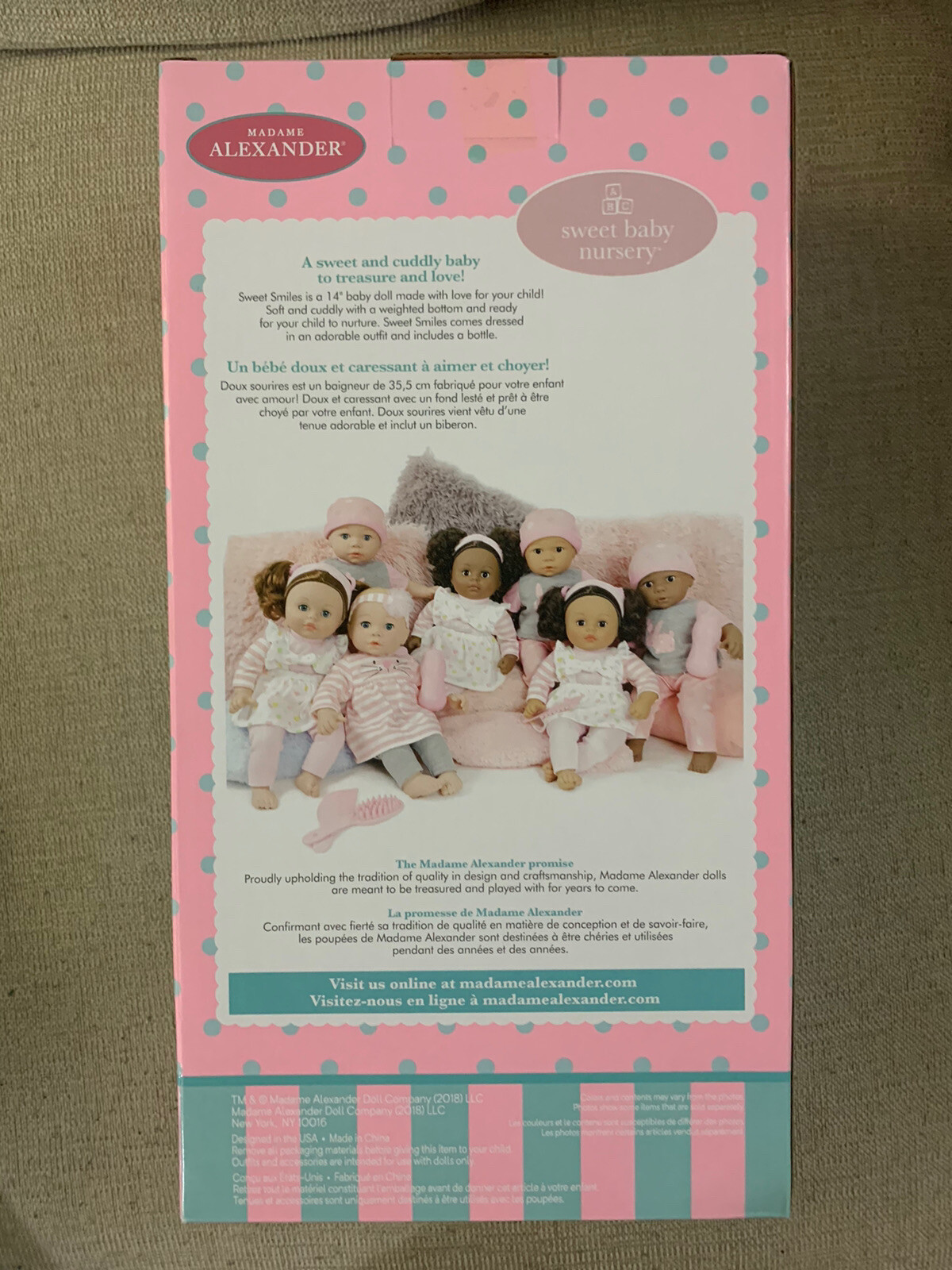 Madame Alexander Sweet Smiles Pink Light Skin 14 Inch For Sale Online Ebay