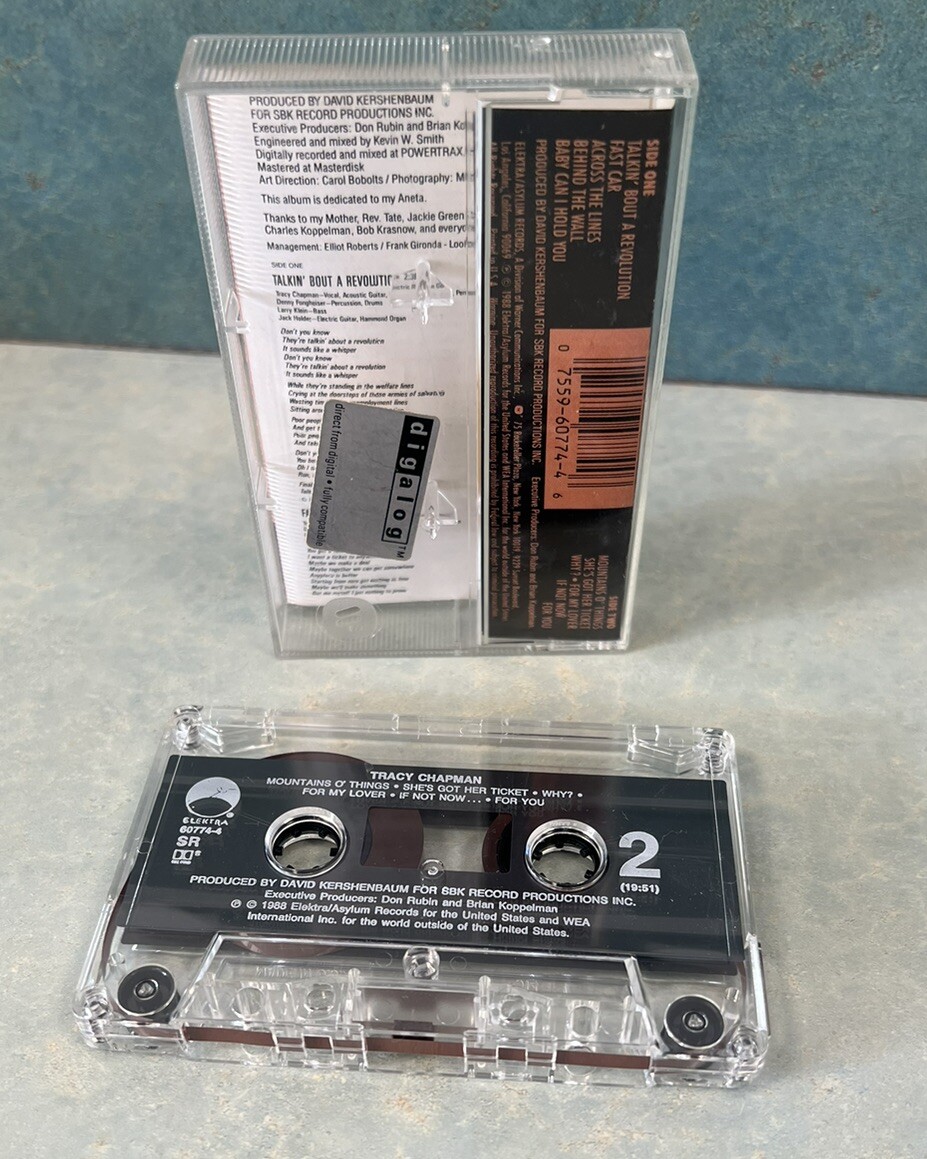 Tracy Chapman Self Titled (Cassette Tape) 1988 Tested
