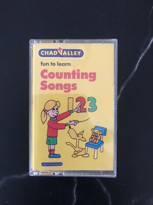 Kinderlieder Kassette - Chad Valley - Spaß am Lernen Zählen Lieder - 1996